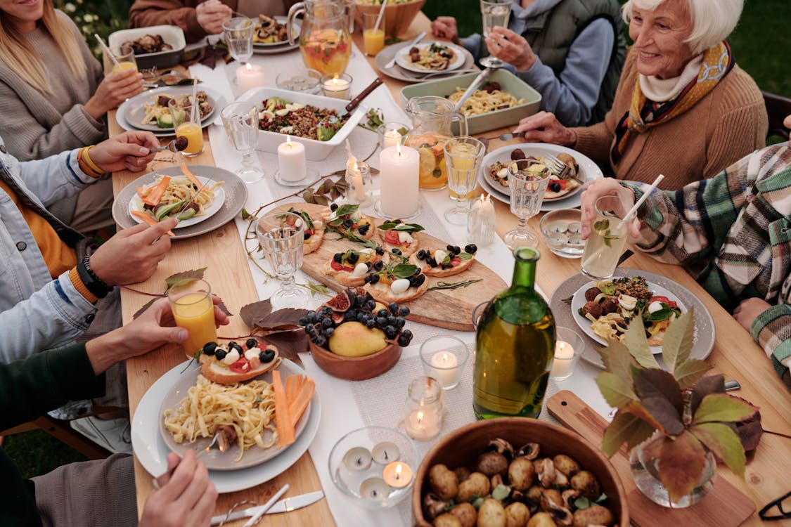 The family dinner where 50 years together is celebrated