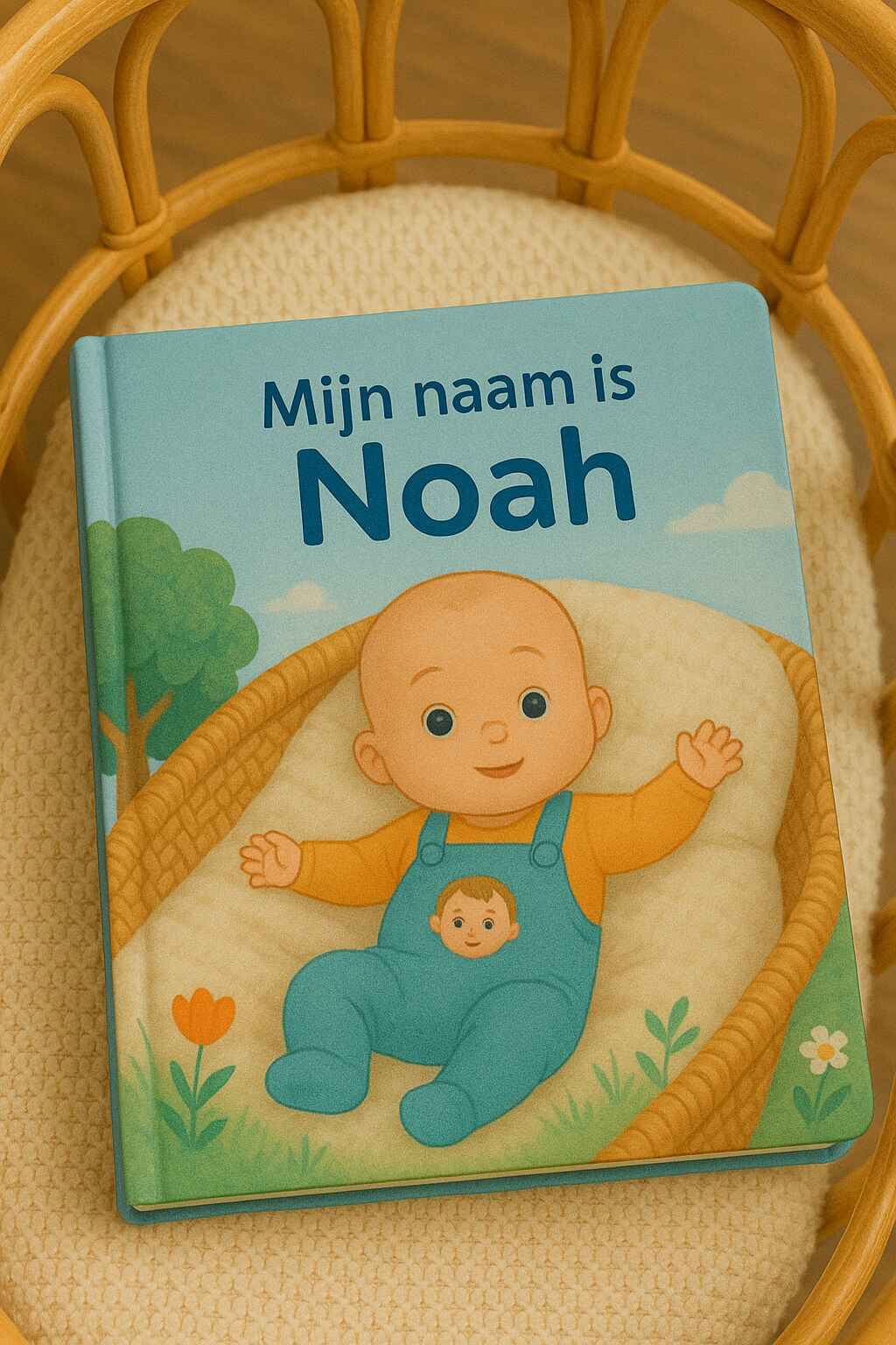 A unique baby gift: a personal children's book with the baby's name