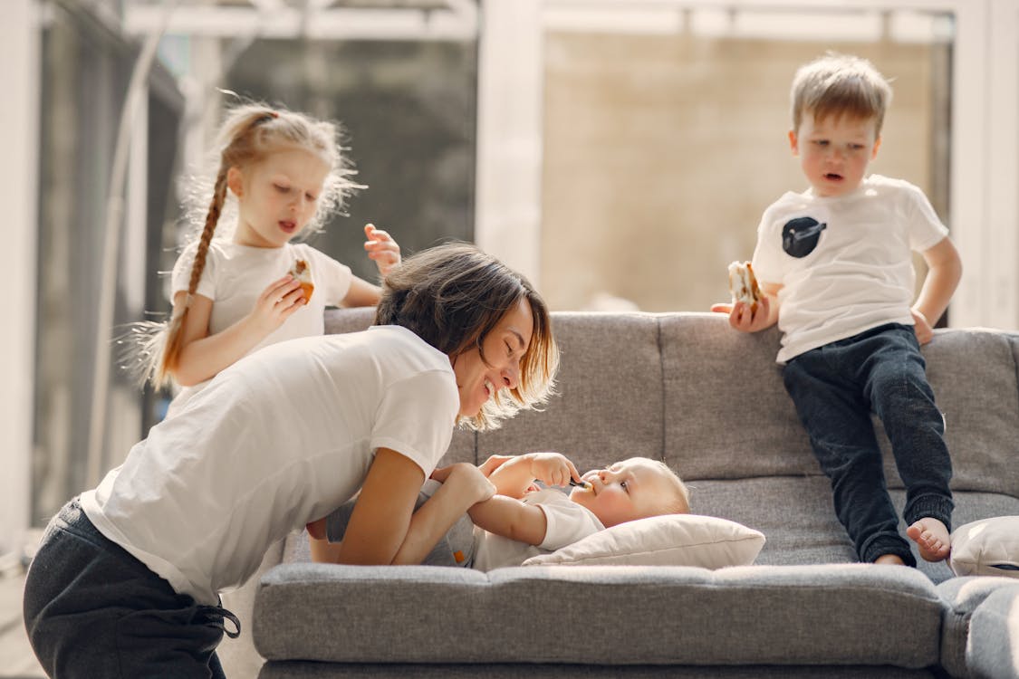 Family at home — a baby's sleep environment touches everyone in the house