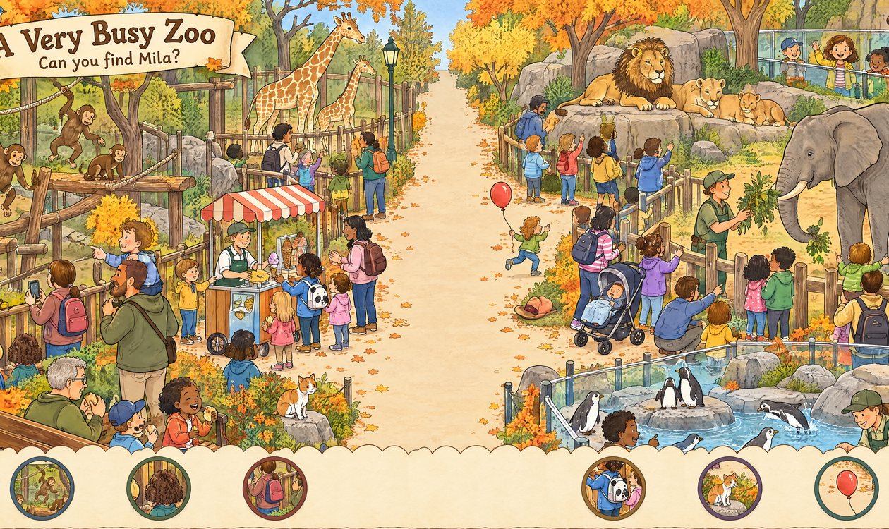 Cover: Seek-and-find books: from what age, and what do they train?