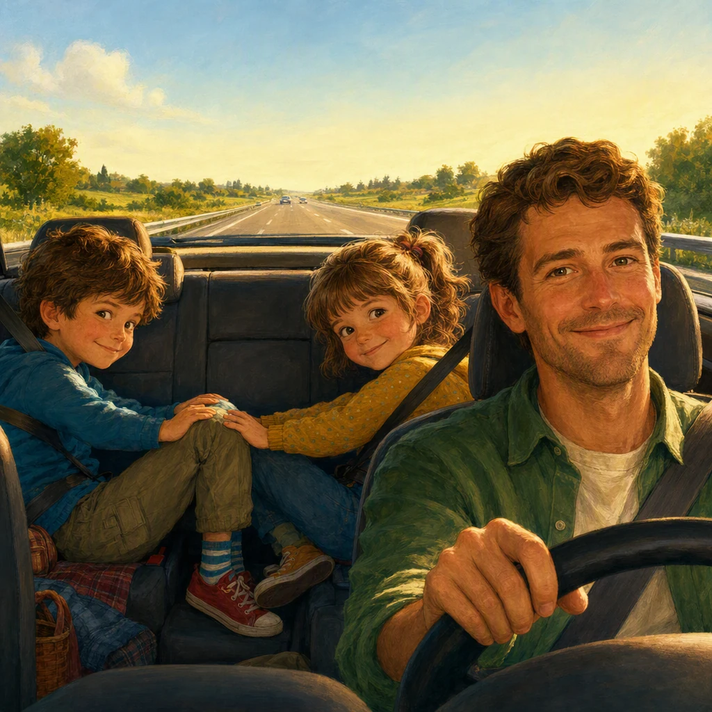 A row in the back seat