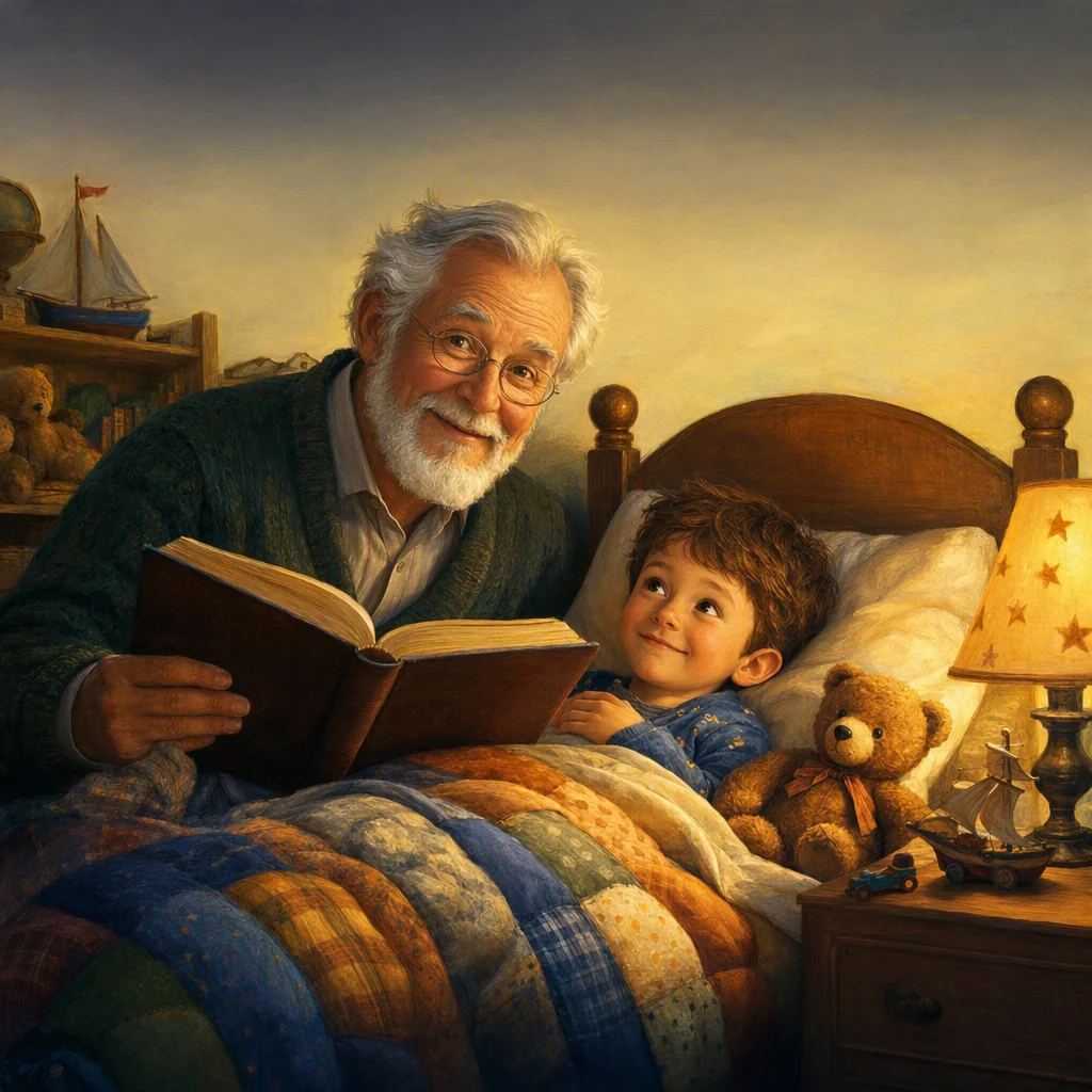 Staying over at grandma and grandpa