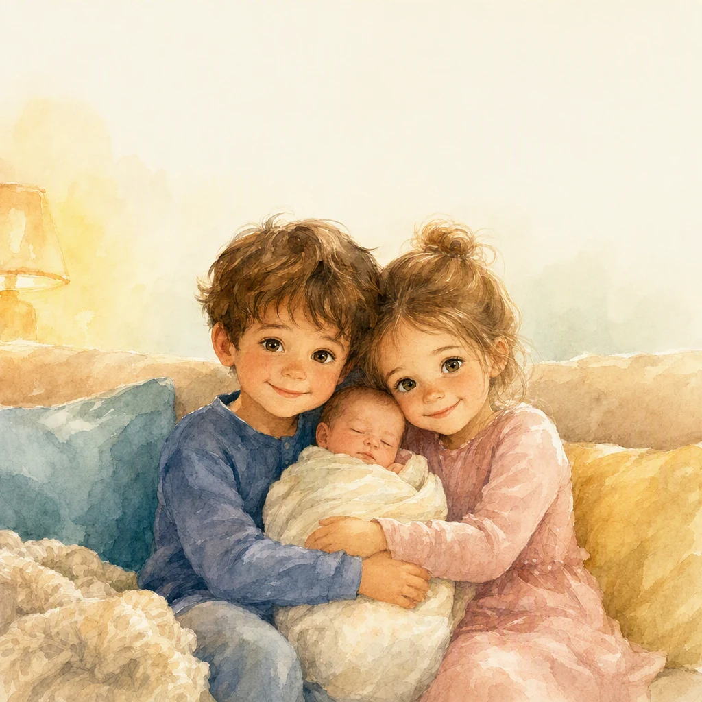 We are becoming a big sister and a big brother