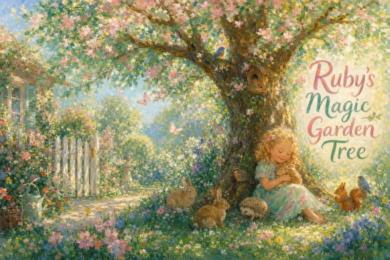 Voorbeeld voorkant: Ruby’s Magic Garden Tree